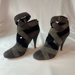 Grey Suede Miu Miu Boots Size 37.5